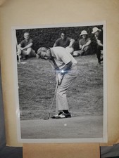Rare 1971  Arnold Palmer  Original Press Black And White Photograph 7x9in Photo
