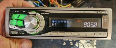 Alpine CDA-9830 CD Receiver MP3/WMA Head Unit Old School Car Audio
