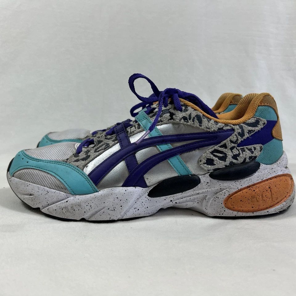 Asics Mens US 10.5 Gel BND Zebra Print shoes Running sneakers 1021A248 Preowned - Image 4 of 4