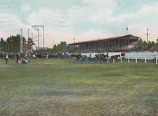 Rochester NH Cold Spring Park Stage Grand Stand Postcard