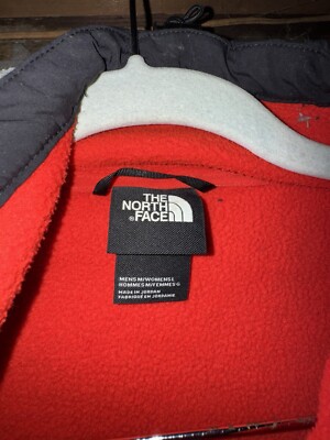 The North Face 90 Extreme Retro Blue Red Fleece Full Zipper