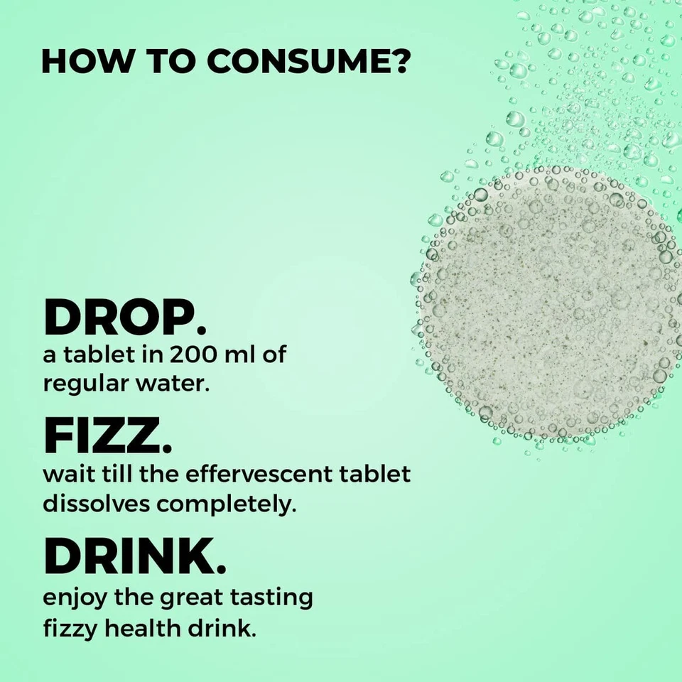 Efervescente desintoxicación del hígado áurico | Suplemento de apoyo hepático a base de plantas 60 pestañas Foto 4 de 4