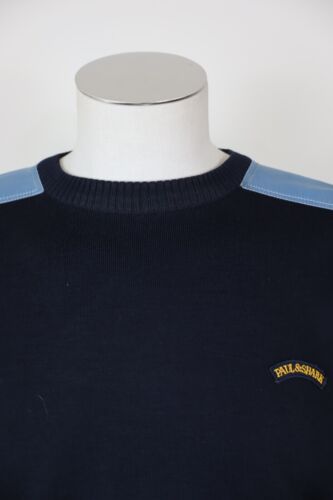 PAUL & SHARK MAGLIONE COTONE UOMO TG. M COTTON SWEATER MAN ITALY CASUAL VINTAGE - Photo 2 sur 10