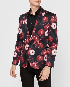 mens patterned tuxedo jacket