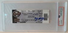 Cody Bellinger Signed Quakes Ticket Stub PSA/DNA Dodgers Baseball MLB ROY