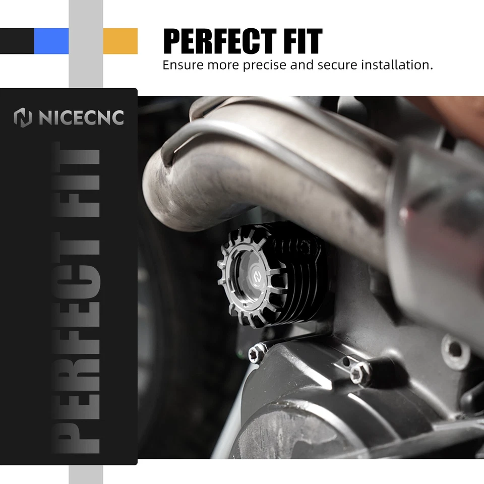 Tapón de tapa de filtro de aceite de motor transparente para Husqvarna 701 Enduro/Supermoto 16-24 Foto 2 de 4