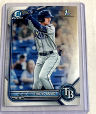 2022 Bowman Chrome #BCP-10- CURTIS MEAD 1st Bowman Rookie RC Card. rookie card picture