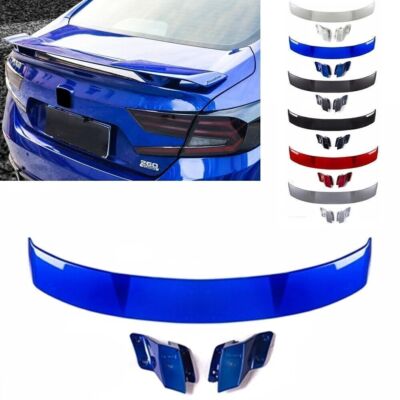 CB Look Rear Trunk Spoiler Wing Lip For Honda Accord 10th 2018-2022 YOFER Blue