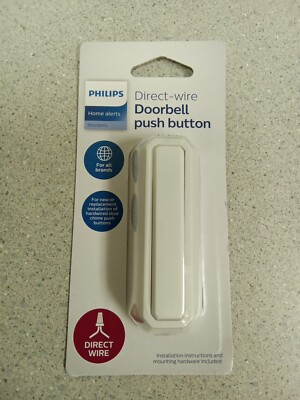 Philips Direct-wire Doorbell Push Button DES4111R/27