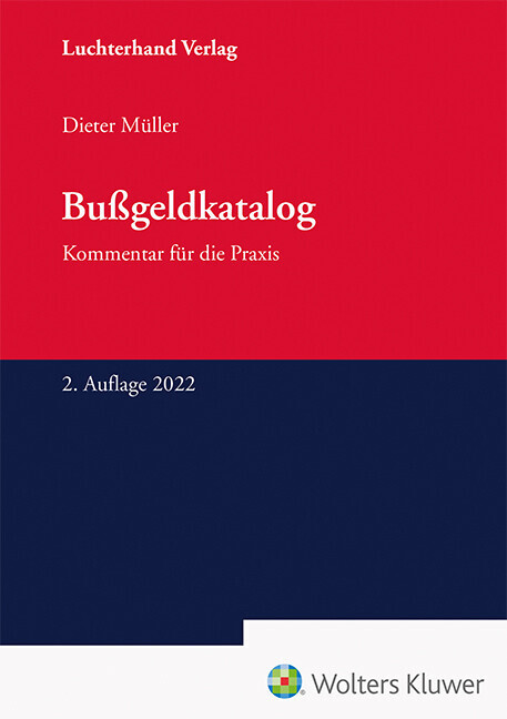 Thumbnail - Bußgeldkatalog | Dieter Müller | 2022 | Deutsch