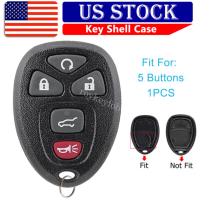 New Remote Start SUV Keyless Entry Car Key Fob Shell Case & Pad for Ouc60270