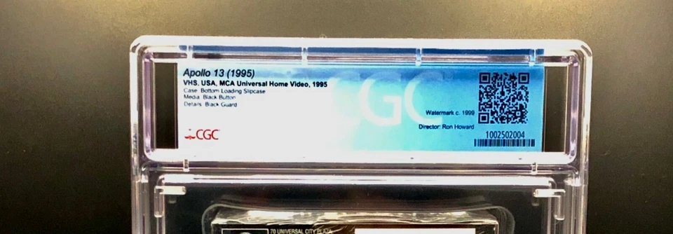 Apollo 13 (1995) - 1995 VHS - CGC 9.6 - SEALED Grade A+ Watermarked - Image 4 of 4