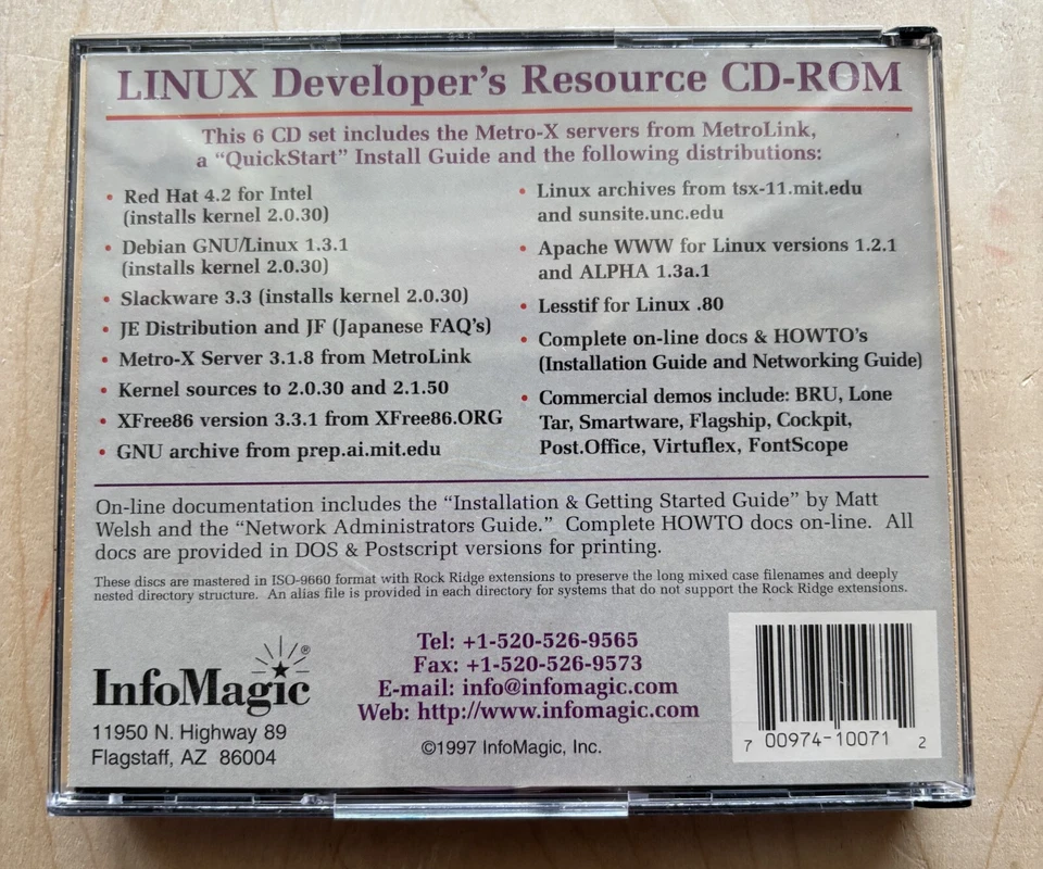 Linux Developer's Resource Infomagic ALIEN 6 CD Set Red Hat Slackware Kernel - Image 2 of 4