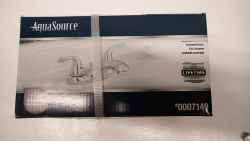 BATHROOM FAUCET Chrome Finish AQUASOURCE 0007149 Centerset mount - 第 5/6 張圖片