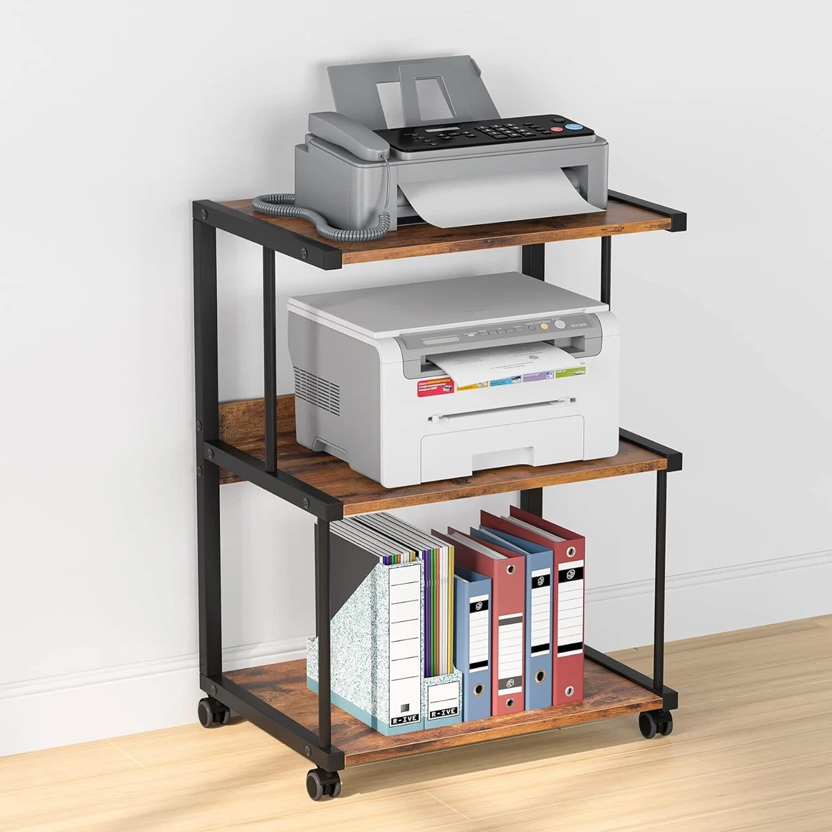 Shelf for printer under desk deals