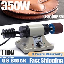 Professional Leather Polisher Burnisher Leather Edge Grinding Machine 8000rpm US