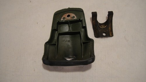 1971-1972 PONTIAC VENTURA II X-BODY INTERIOR REAR VIEW MIRROR CAP & MOUNT BRKT - Picture 9 of 10