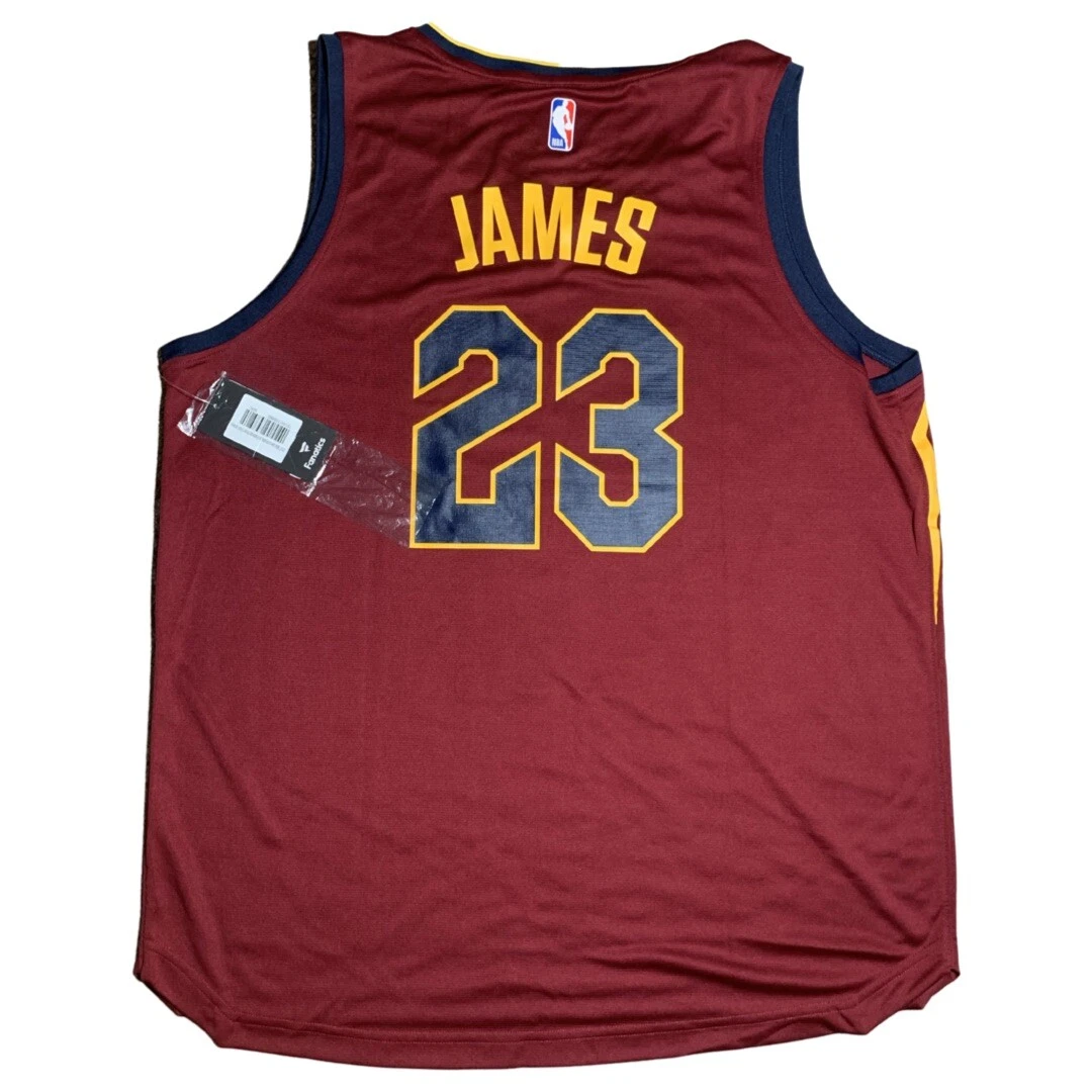 Men's Cleveland Cavaliers LeBron James Fanatics Branded Black Fast