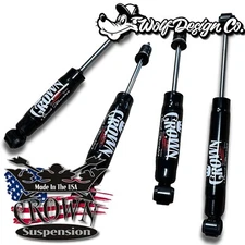1988-1998 OBS C1500 Silverado Lowering Kit Front & Rear Shocks 4/6 Drop