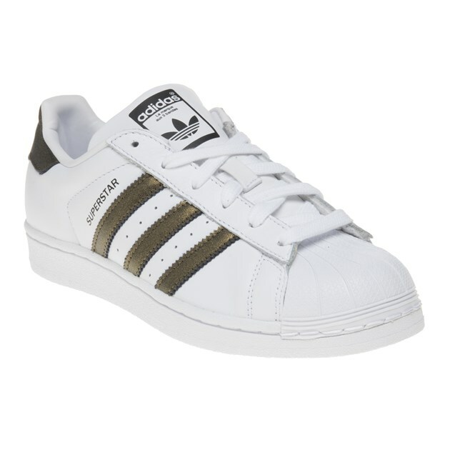 New WOMENS ADIDAS WHITE SUPERSTAR LEATHER Sneakers Court New WOMENS ADIDAS WHITE SUPERSTAR LEATHER Sneakers Court