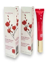 Clarins Instant Light Natural Lip Perfector  (12ml/0.35oz/Pink Shimmer) Lot Of 2