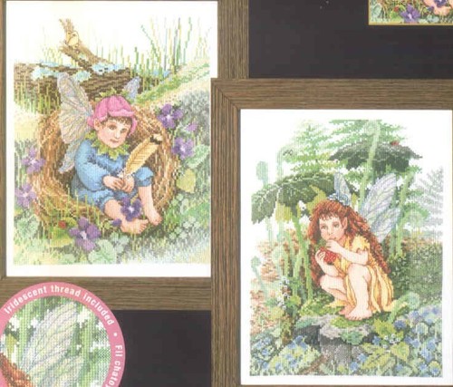 Bucilla Cross Stitch Kit 43214 Woodland Fairies