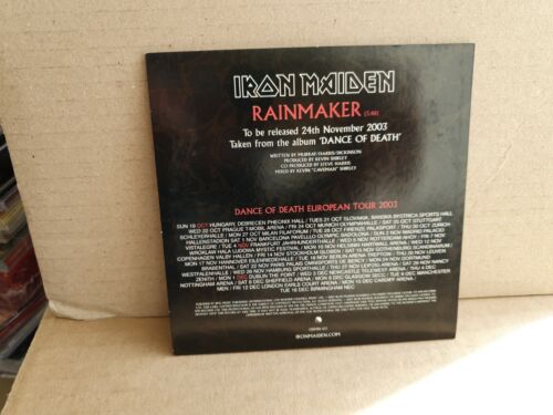 VERY RARE & UK 1 TRACK CD PROMO OF "RAINMAKER" BY IRON MAIDEN - Picture 3 of 3