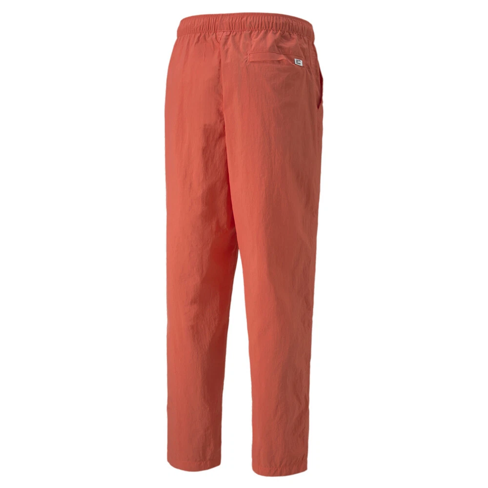 Puma Mmq Stb Lightweight Pants Mens Orange Casual Athletic Bottoms 