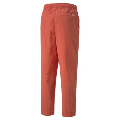 Puma Mmq Stb Lightweight Pants Mens Orange Casual Athletic Bottoms 