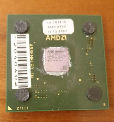 Prozessor AMD Athlon XP 1900 1.6 GHz AX1900DMT3C CPU - Socket 462, aus Nachlass 