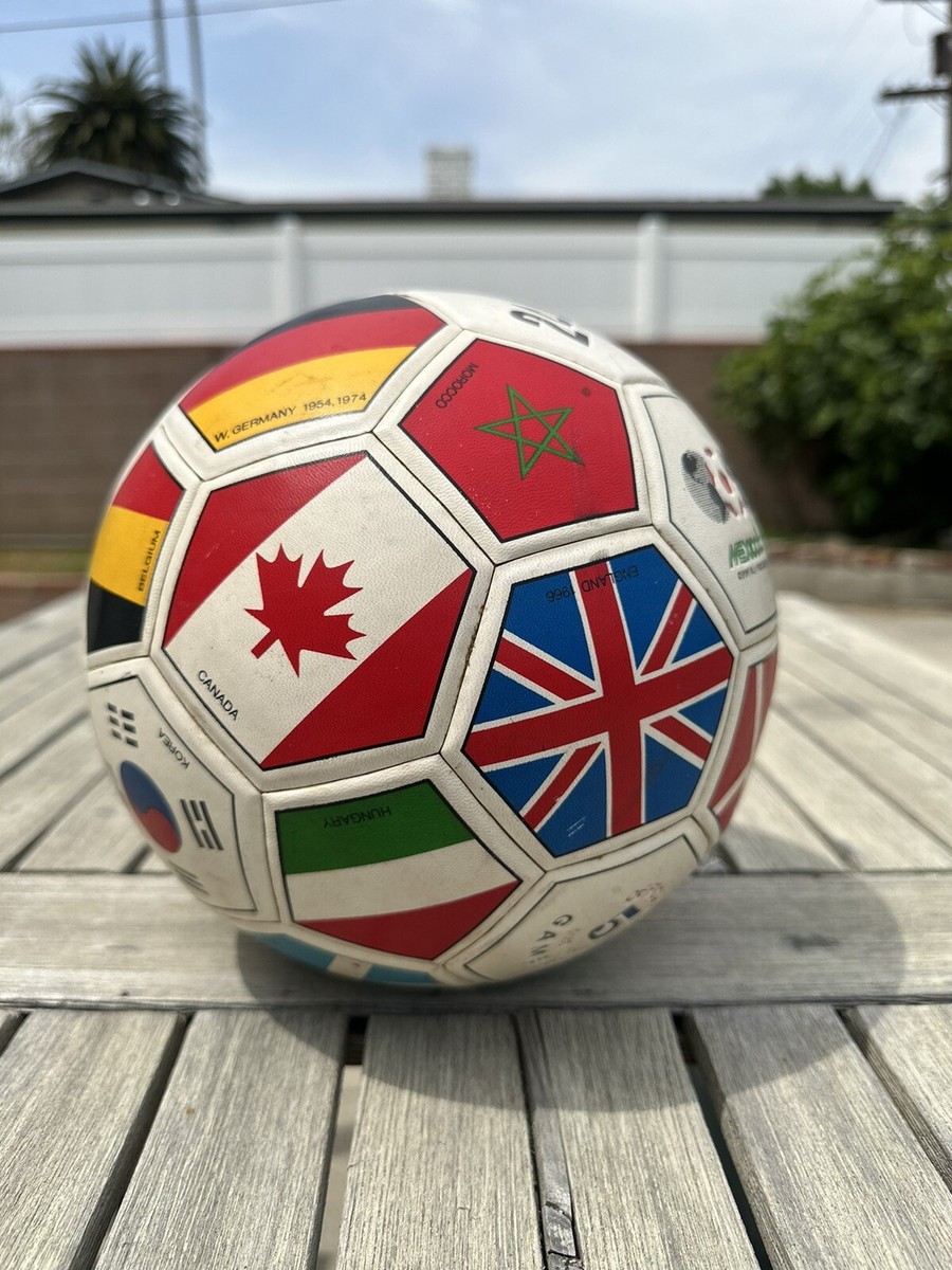 Mexico 86 FIFA World Cup Soccer Ball - Flags Size 5 | eBay