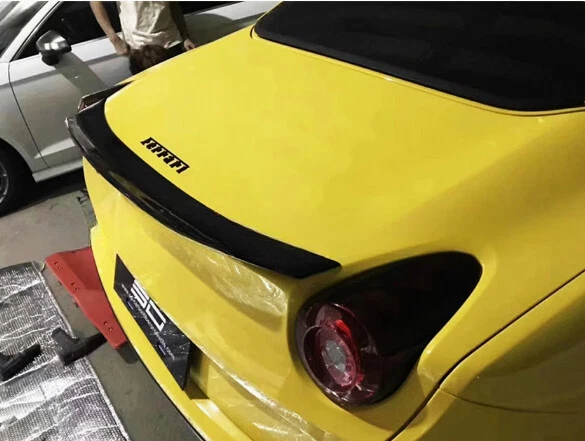 ALERÓN TRASERO DE COCHE DE FIBRA DE CARBONO REAL PARA Ferrari California T 2015-2018 alerón fijo Foto 4 de 4
