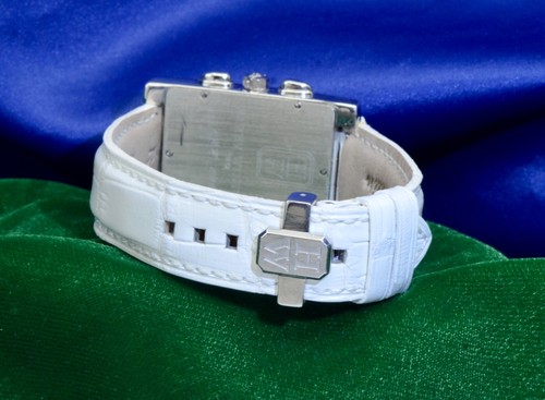 Harry Winston Avenue 18K WG Chronograph Quartz watch w/Diamonds Ref.310UCQW &box - Picture 8 of 9
