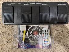 New Chauvet Wireless IR Pedal and Remote for 4Bar Gigbars