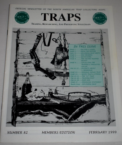 TRAPS Magazine 6 Newsletters 1999 North American Trap Collectors Association - Imagen 2 de 13