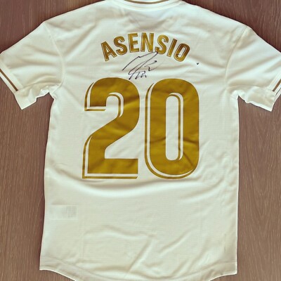 MARCO ASENSIO MATCH WORN & SIGNED REAL MADRID JERSEY 2019-20 KIT