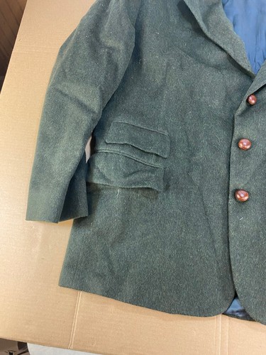 Himalaya Tiroler Loden Sportscoat Blazer olive green wool alpaca Austria size 46 - Picture 11 of 17