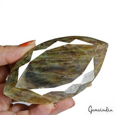 Certified 1100 Cts Natural Untreated Brown Sapphire Marquise Cut Earth Mined Gem