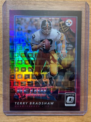 2022 Donruss Optic - Terry Bradshaw - Retro Series - Black Pandora /25