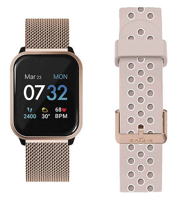 Q7 Burgandy Smart Watch-900006r-18-o12 With Extra Band for sale online |  eBay