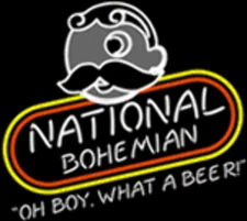Miller Engineering 8845 National Bohemian Natty Boh Beer Neon Window Sign