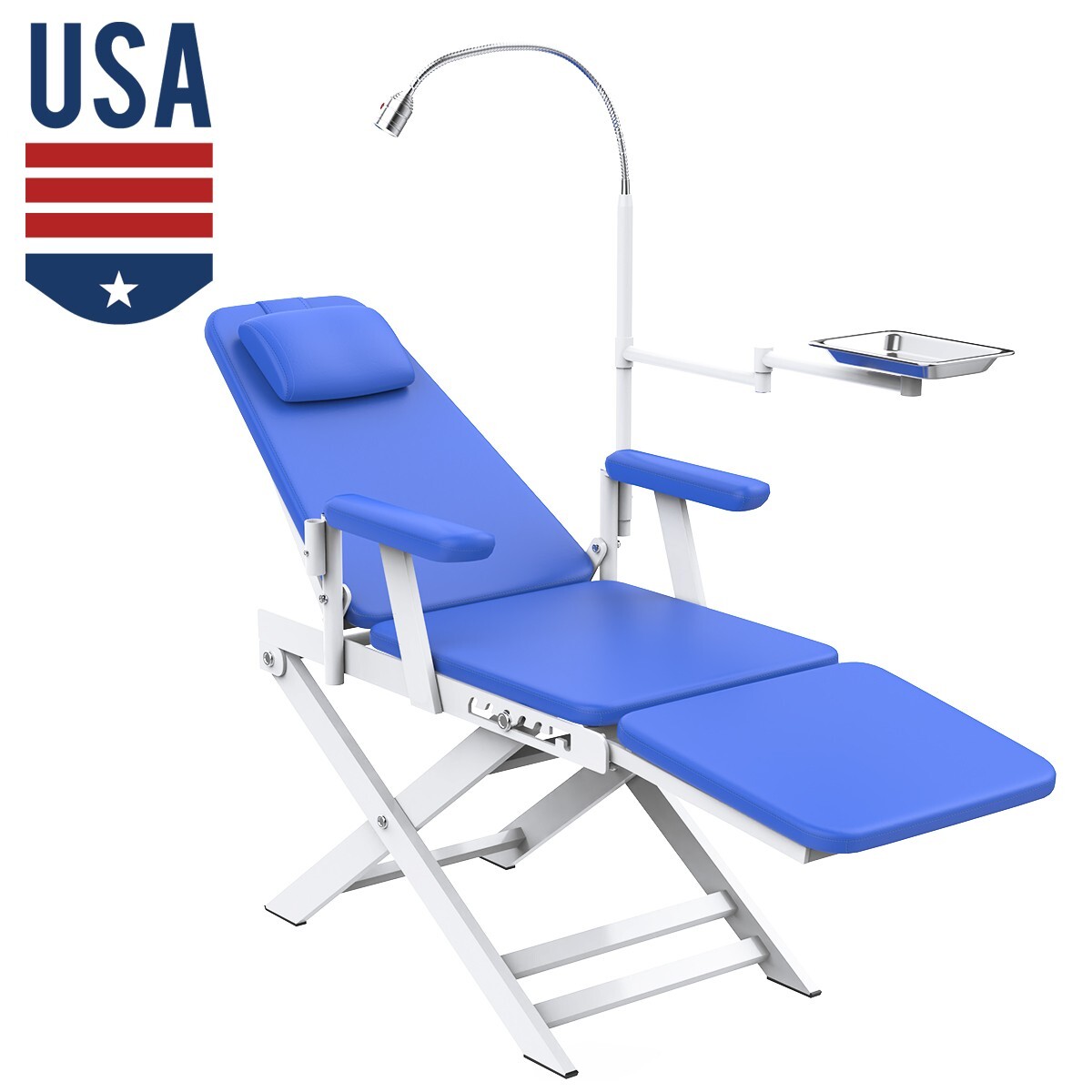 Dental Portable Mobile Delivery Unit System Air Compressor Suction Syringe/Chair