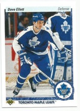 DAVE ELLETT 1990-91 UPPER DECK CARD NEAR MINT+ CONDITION