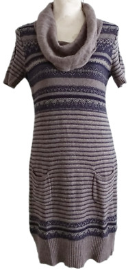 Schönes Strick-Kleid von Marks & Spencer/Gr. 44/UK 16/mit Angora