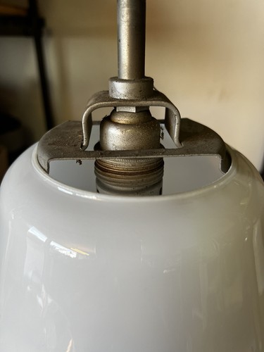 alte Kandem Deckenlampe Bauhaus Lampe Leuchte Design Kegel Leuchte antik Rar 2 - Bild 6 von 10