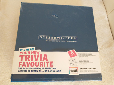 BEZZERWIZZER THE GAME OF TRIVIA; TACTICS AND TRICKERY ORIGINALVERSCHWEIßT NEU!