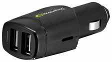 Bracketron - Dual-USB Vehicle Charger - Black