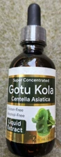 Gotu Kola 2000mg  Alcohol-Free 2 fl oz Non-GMO/Gluten-Free/Vegeterian
