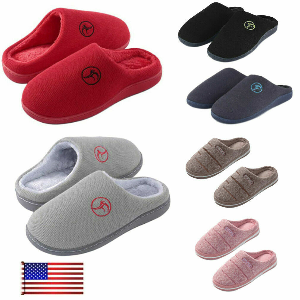 memory foam slip on slippers