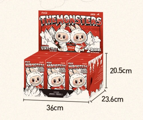 Figurine populaire peluche visage vinyle POMART THE MONSTERS Labubu série Coca-Cola neuf jouet chaud